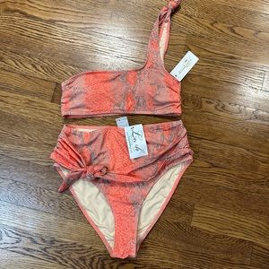 NWT Snake print bikini
